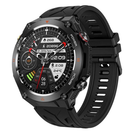 COLMi V75 Bluetooth GPS 1,45" Negro Correa Talla Única IP67 SpO2 Pulsómetro