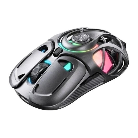 Ratón ONIKUMA DM02 Gaming Inalámbrico 12800 DPI RGB Gris Ligero