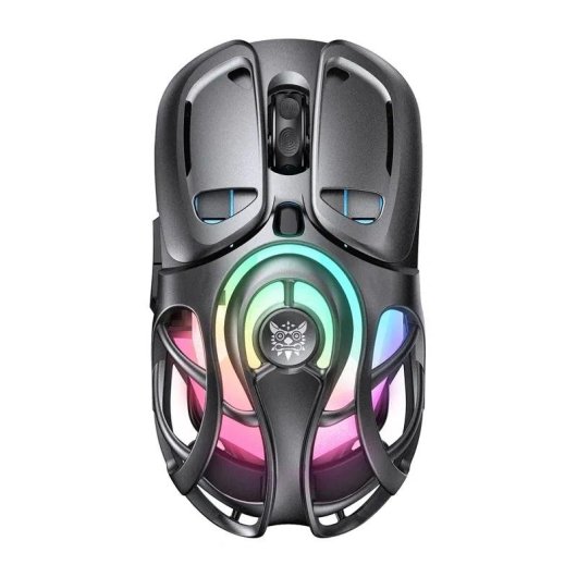 Ratón ONIKUMA DM02 Gaming Inalámbrico 12800 DPI RGB Gris Ligero