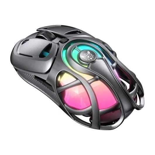 Ratón ONIKUMA DM02 Gaming Inalámbrico 12800 DPI RGB Gris Ligero