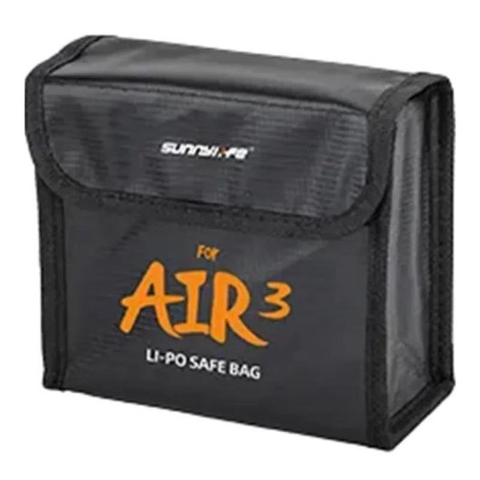 Bolsa de baterias Sunnylife para DJI Air 3 - Triplo capacidade