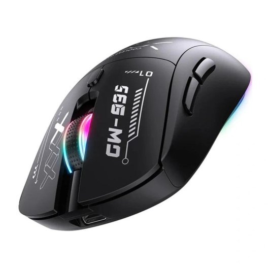 Ratón ONIKUMA CW953 Gaming Wireless Bluetooth RGB 12800 DPI Nero