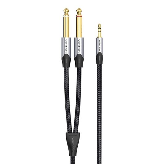 Cabo de Áudio Vention BARHL 10 m Mini Jack 3.5mm a 2x Jack 6.35mm