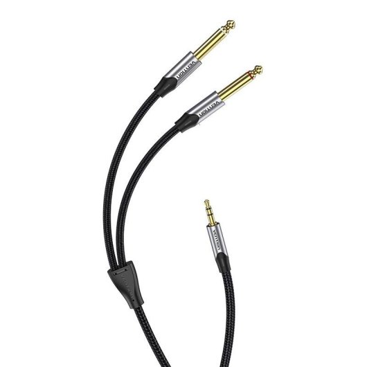 Cabo de Áudio Vention BARHL 10 m Mini Jack 3.5mm a 2x Jack 6.35mm