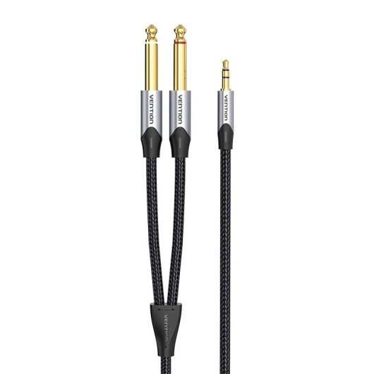 Cable Audio Vention BARHK 8m Mini Jack 3.5mm a 2x Jack 6.35mm Macho