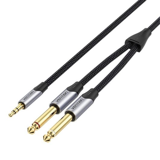 Cable Audio Vention BARHK 8m Mini Jack 3.5mm a 2x Jack 6.35mm Macho