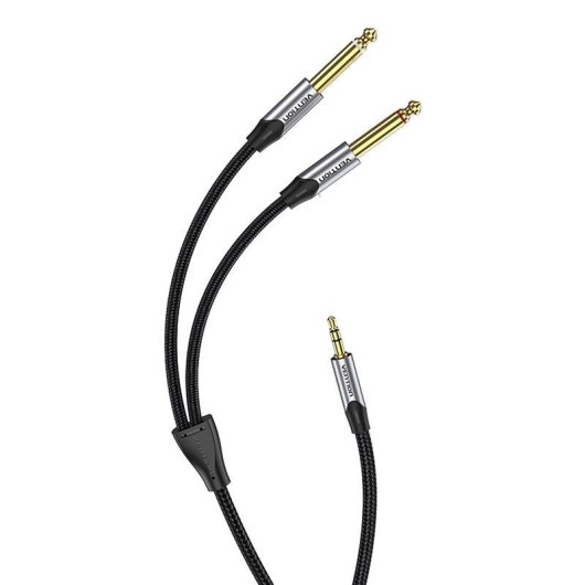 Cable Audio Vention BARHK 8m Mini Jack 3.5mm a 2x Jack 6.35mm Macho
