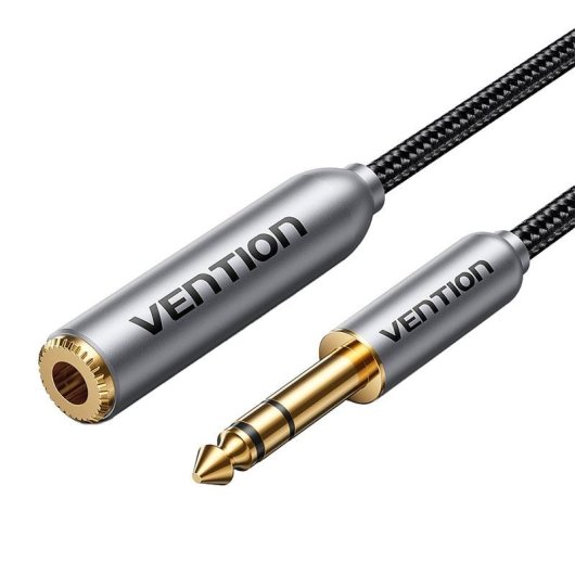 Cabo de áudio Vention BCXHH 6.35mm macho para fêmea 2m