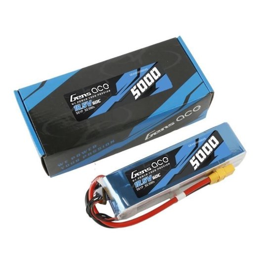 Batterie Gens Ace GEA50005S60X9 5000mAh 5S1P 18.5V 60C LiPo XT90