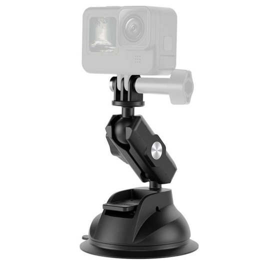 Supporto a Ventosa Universale Telesin TE-SUC-012 per Telefoni e Action Cam