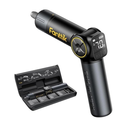 Destornillador Eléctrico Fanttik S1 Apex Deluxe Ajustable LED 20 Bits