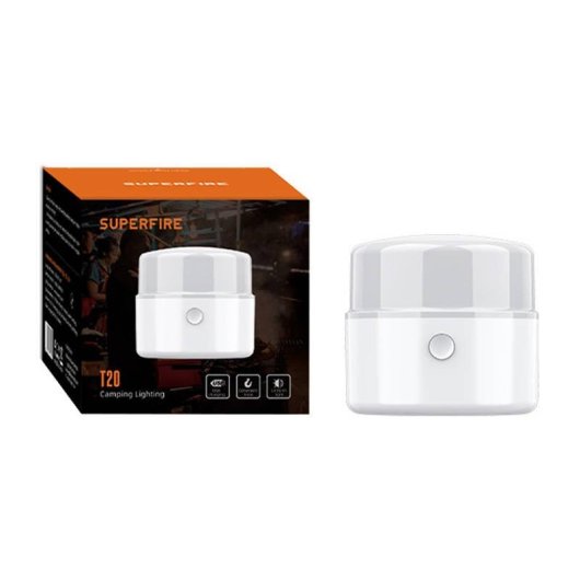 Lámpara camping Superfire T20 180 lúmenes USB