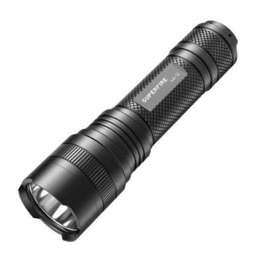 Linterna Superfire L6-U 1480 lm 330 m 5 modos USB-C