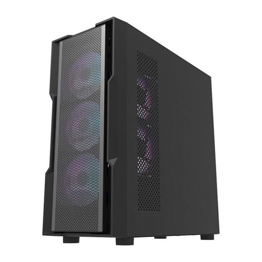 Caja PC Darkflash DK431 Mesh Negra + 4 Ventiladores ARGB