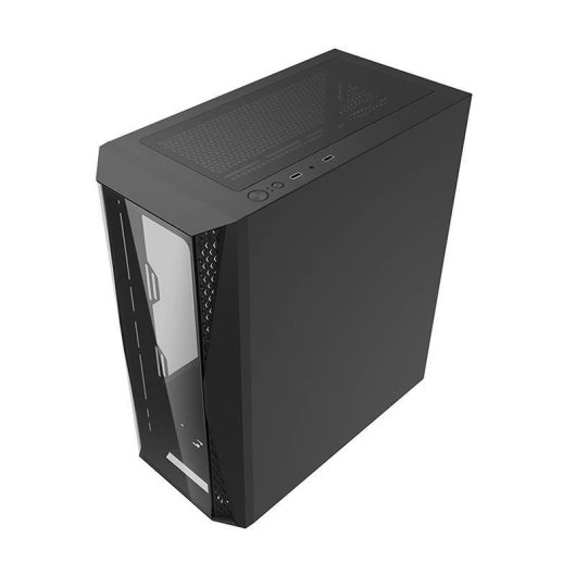 Caja PC Darkflash DK352 Plus + 4 ventiladores ARGB negra
