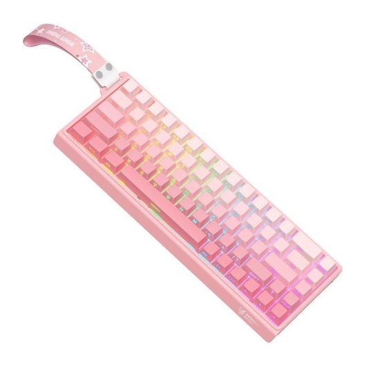 Teclado ONIKUMA G69 magnético compacto con switches ajustables y RGB ARGB
