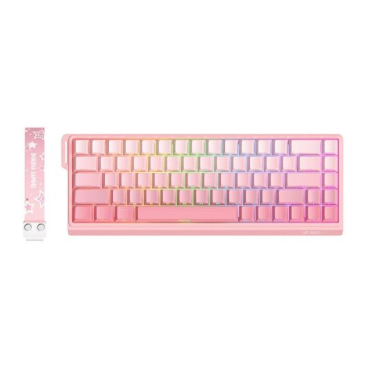 Teclado ONIKUMA G69 magnético compacto con switches ajustables y RGB ARGB