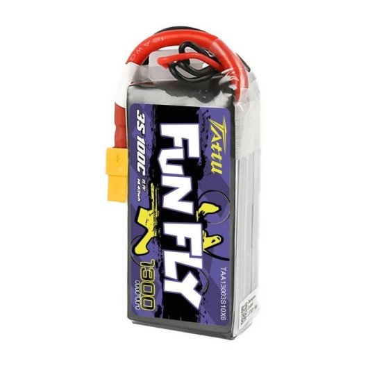 Batteria Tattu Funfly 1300mAh 11.1V 100C 3S1P LiPo
