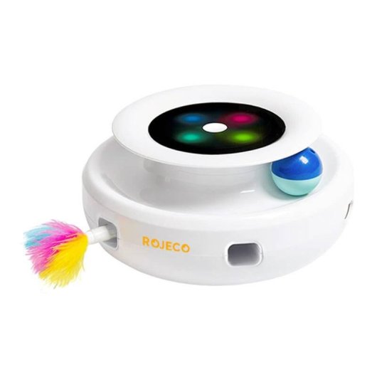 Juguete Interactivo 2 en 1 para Gatos Rojeco RWJ-10