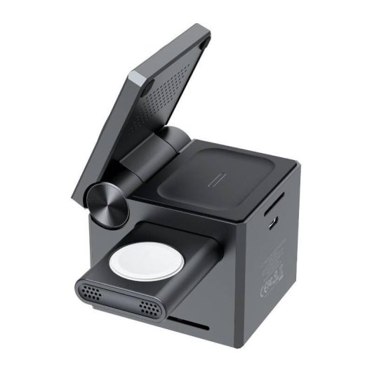 Cargador Inalámbrico Choetech T632-F 3 en 1 15W Negro