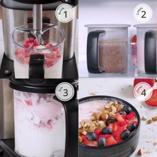 Máquina de Gelados Ufesa Gelatella 500 W 1,4 L Ecrã Tátil 11 Programas Automáticos