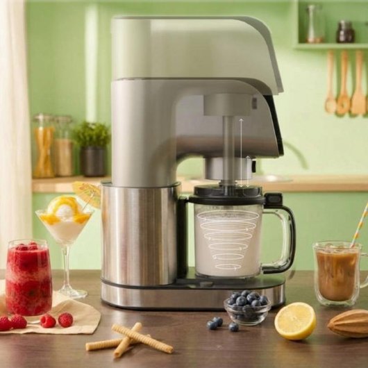 Máquina de Gelados Ufesa Gelatella 500 W 1,4 L Ecrã Tátil 11 Programas Automáticos