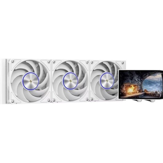 Refrigeración Líquida Krux HydroArc 360 White 360mm 3 Ventilatoren ARGB