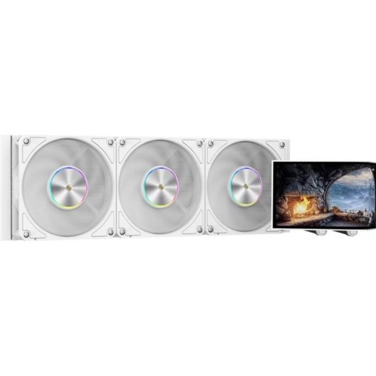 Refrigeración Líquida Krux HydroArc 360 White 360mm 3 Ventilatoren ARGB