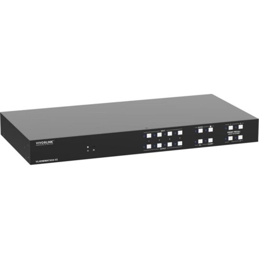 Matrice di commutazione HDMI 2.0 4x4 Vivolink VLHDMIMAT4X4-V2 4K 18 Gbit/s