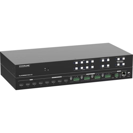 Matrice di commutazione HDMI 2.0 4x4 Vivolink VLHDMIMAT4X4-V2 4K 18 Gbit/s