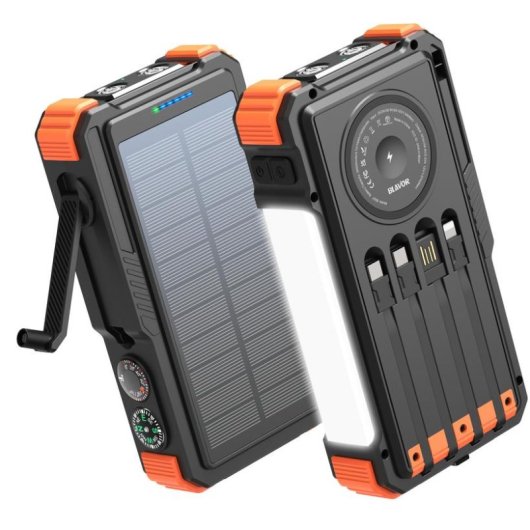Batteria Esterna Solar Extralink 20000mAh 20W Lampada LED Dynamo