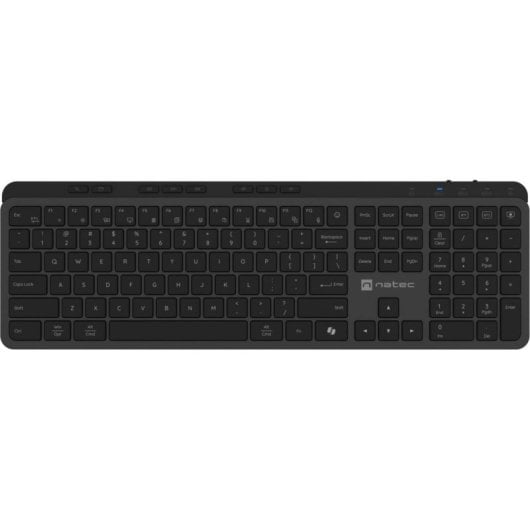 Teclado Natec Medusa inalámbrico estándar US con 21 teclas multimedia y Bluetooth 5.1