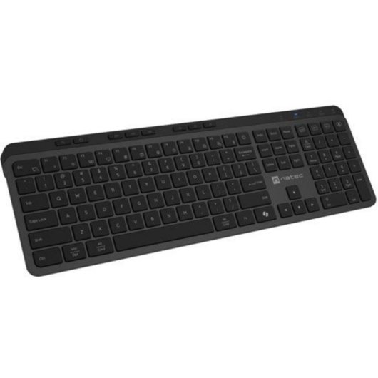 Teclado Natec Medusa inalámbrico estándar US con 21 teclas multimedia y Bluetooth 5.1
