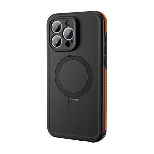 Funda para móvil Telesin P4-WTP-01 resistente IP68 TPU PC para iPhone 15 Pro