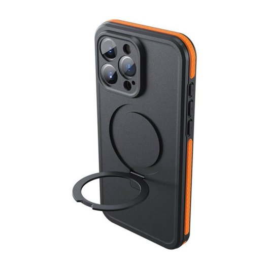Funda para móvil Telesin P4-WTP-01 resistente IP68 TPU PC para iPhone 15 Pro