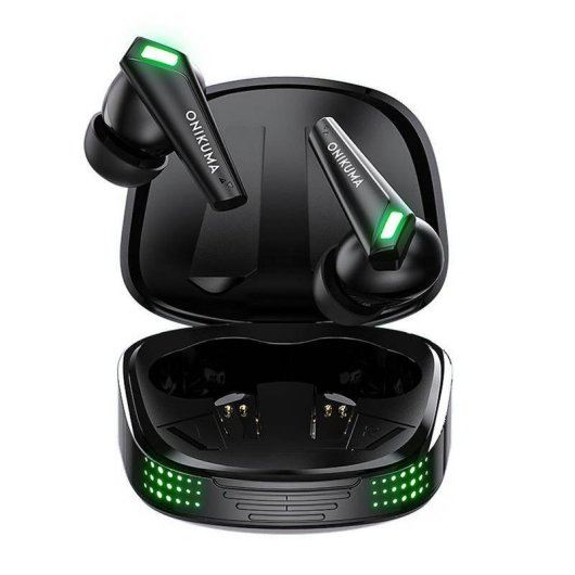 Auriculares ONIKUMA T308 sem fios Bluetooth TWS com Cancelamento de Ruído Preto