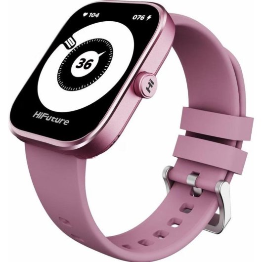 HiFuture Smartwatch Bluetooth 43mm Rosa Correa Rosa Batería Recargable