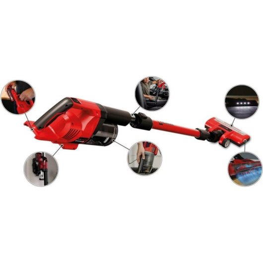 Aspiradora de Mano sin Bolsa Einhell TE-SV 18 Li 120W 50 min 0,6L Roja