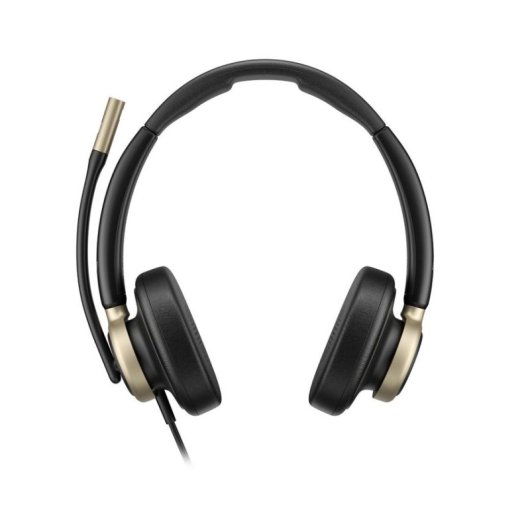 Auricolari Poly Mission 820 con cavo USB-C, cancellazione attiva del rumore, ufficio, nero