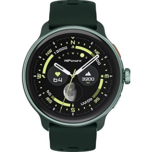 HiFuture VELA Bluetooth GPS 1,43" Verde Correa Única IP68 5 ATM Pulsómetro