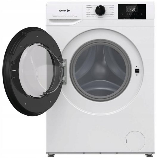 Lavadora Gorenje W3NGPI62SBS Carga Frontal 6Kg 1200rpm B Blanca SteamTech