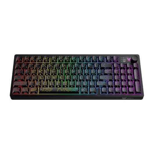 Teclado ONIKUMA MT902 membrana gaming RGB con batería y conexión múltiple
