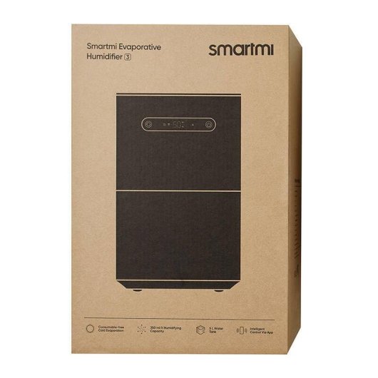 Humidificador Evaporativo Smartmi 3 5L Control App y Voz Blanco