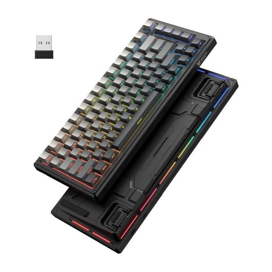 Teclado Onikuma G83 mecánico gaming con RGB, batería 8000 mAh y hot-swap