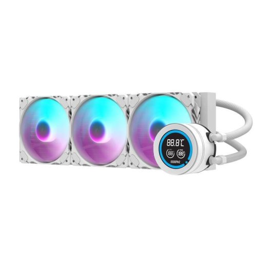 Refrigeración líquida darkFlash DN-D360 360 mm LCD 3 ventiladores ARGB cobre