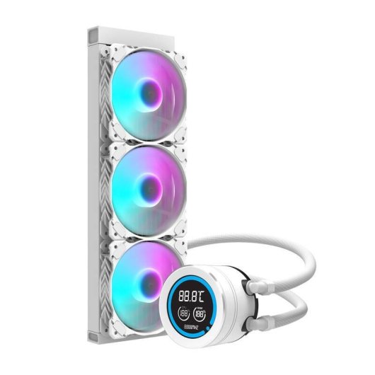 Refrigeración líquida darkFlash DN-D360 360 mm LCD 3 ventiladores ARGB cobre