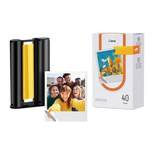 Papier photo autocollant Bluetooth 3x3" Liene Amber LA002-65007