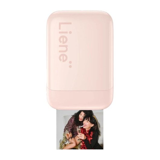 Impressora portátil Bluetooth Zink Liene Pearl 2x3" rosa sem tinta