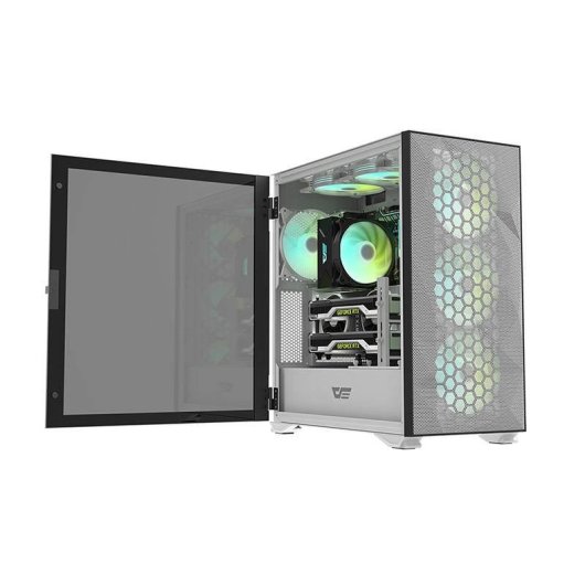 Refrigeración Aire Darkflash 120x120 C6 3in1 ARGB Blanco Silencioso