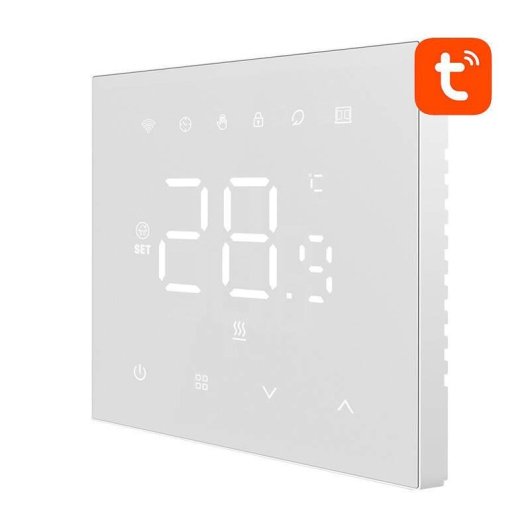 Thermostat Intelligent Avatto WT410-BH-3A-W Câblé pour Chauffage